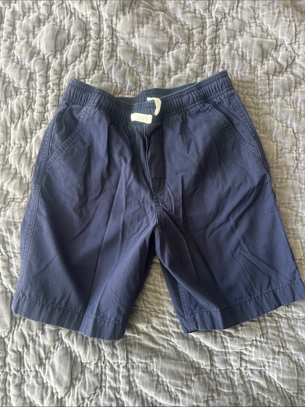 Hanna Andersson Navy Drawstring Kids Shorts